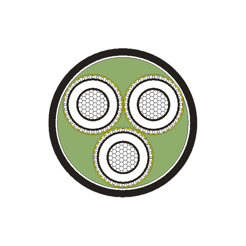 রেটেড ভোল্টেজ 3.6/6kV -26/35kV এর জন্য XLPE ইনসুলেটেড পাওয়ার ক্যাবল