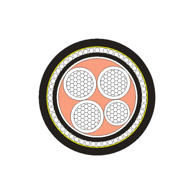 রেটেড ভোল্টেজ 0.6/1kV এর জন্য XLPE/PVC ইনসুলেটেড পাওয়ার ক্যাবল