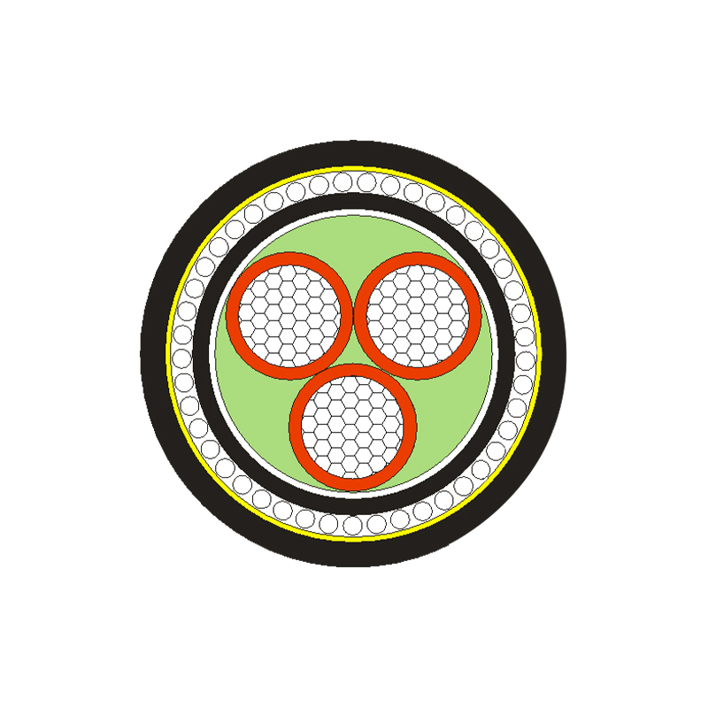 রেটেড ভোল্টেজ 0.6/1kV এর জন্য XLPE/PVC ইনসুলেটেড পাওয়ার ক্যাবল
